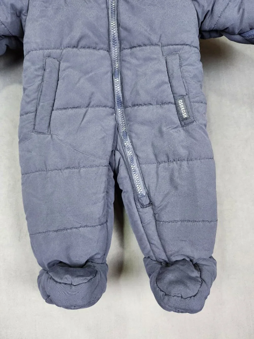 OshKosh Dark Blue Soft Bunting Snowsuit Size 3-6 Months
